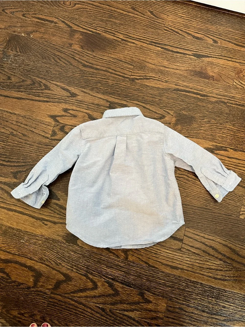 Ralph Lauren Blue Chambray Iconic Oxford Button-Down Shirt 6 months baby boy